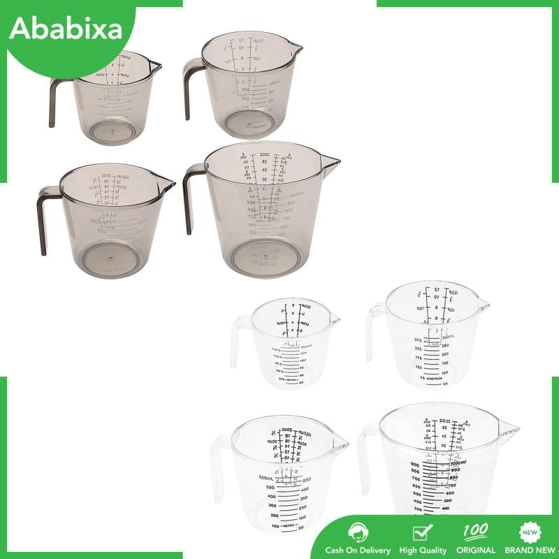 Set 4 Cốc Đong Cà Phê Có Tay Cầm Có Thể Tái Sử Dụng