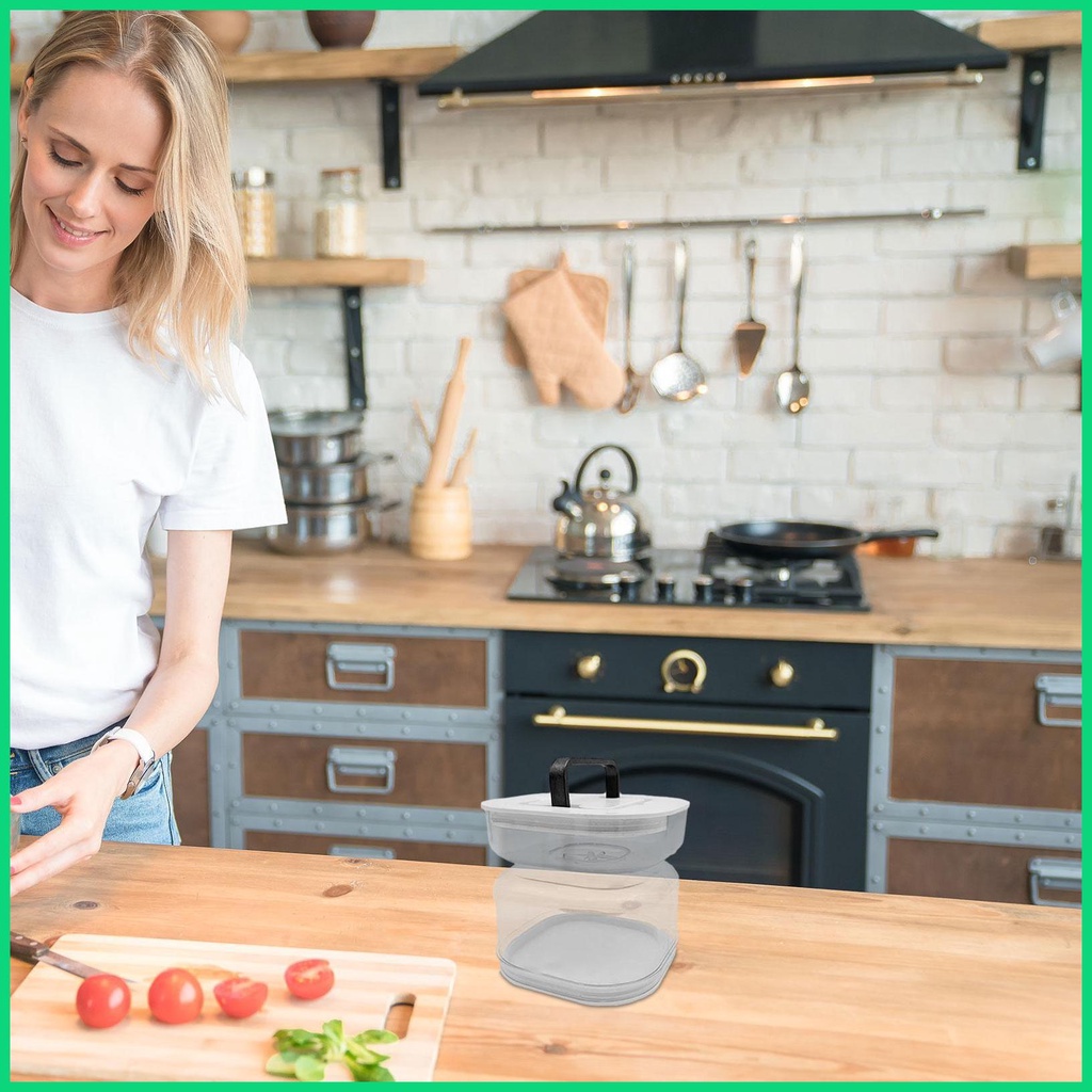 Hộp Đựng Thực Phẩm Khô Và Ướt Có Thể Tách Rời Tiện Dụng Cho Nhà Bếp