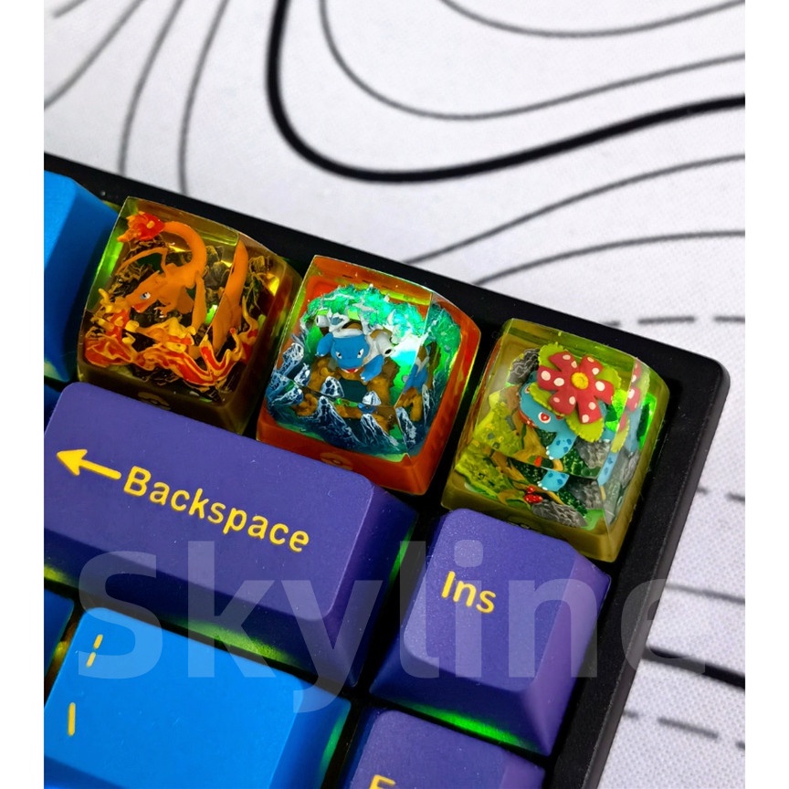 Nút Bàn Phím Artisan - Gengar Artisan Bằng Nhựa Resin Tùy Chỉnh Cá Tính Cho Bàn Phím Cơ Chơi Game