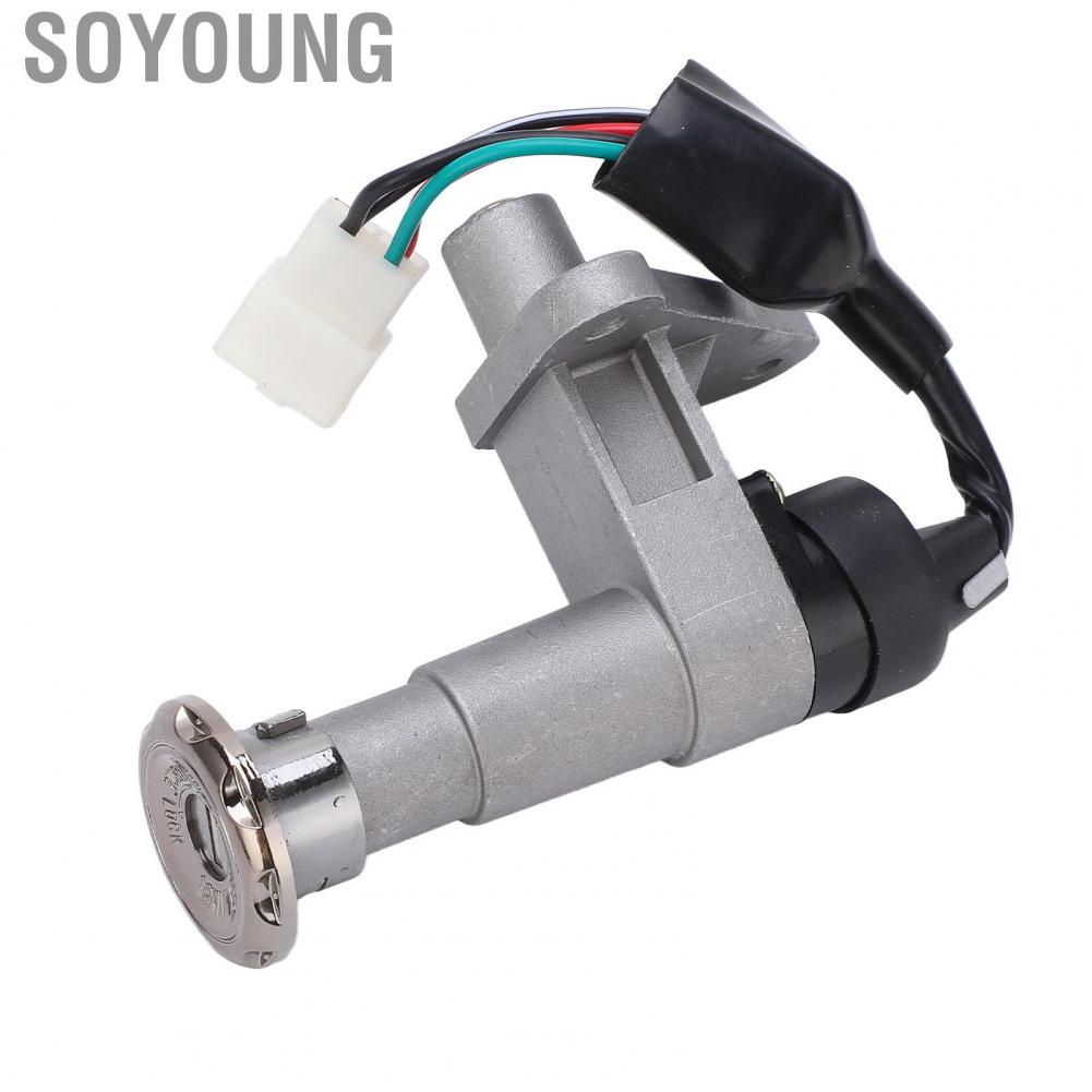Soyoung Motorcycle Parts Ignition Switch Key Set High Performance for GY6 4 Stroke 150cc Scooter Moped