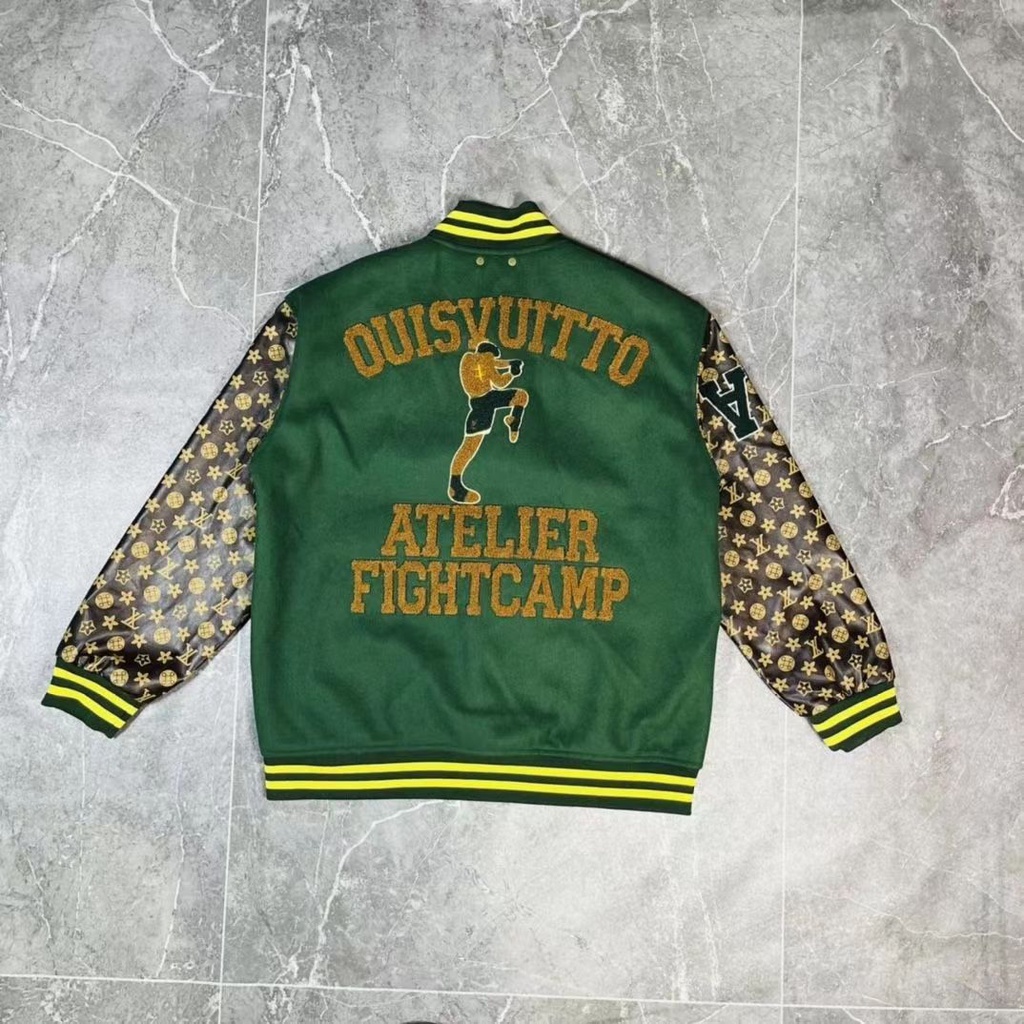 Áo Khoác Bóng Chày Louis Vuitton Thêu Logo Nhiều Màu Sắc Cá Tính Cho Nam Nữ