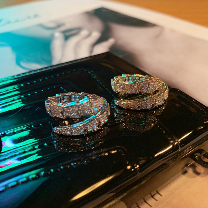 Margot INS Nhẫn Hở Hình Rắn Tinh Tế Thời Trang Hàn Quốc Cho Nữ