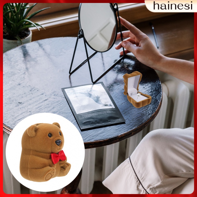 Hộp Đựng Trang Sức Hình Gấu Dễ Thương