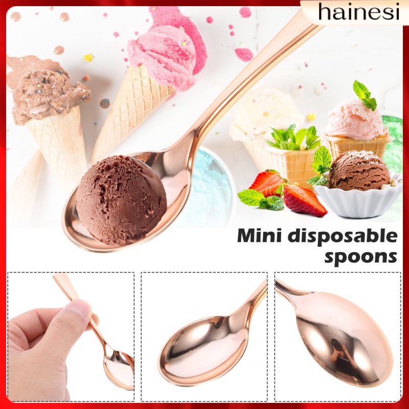 Set 24 Muỗng Nhỏ Dùng Để Trang Trí Bánh Kem