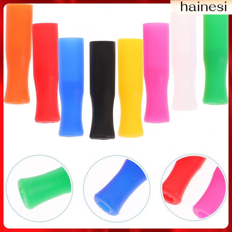 Bộ 8 Ống Hút Silicone Tái Sử Dụng Được