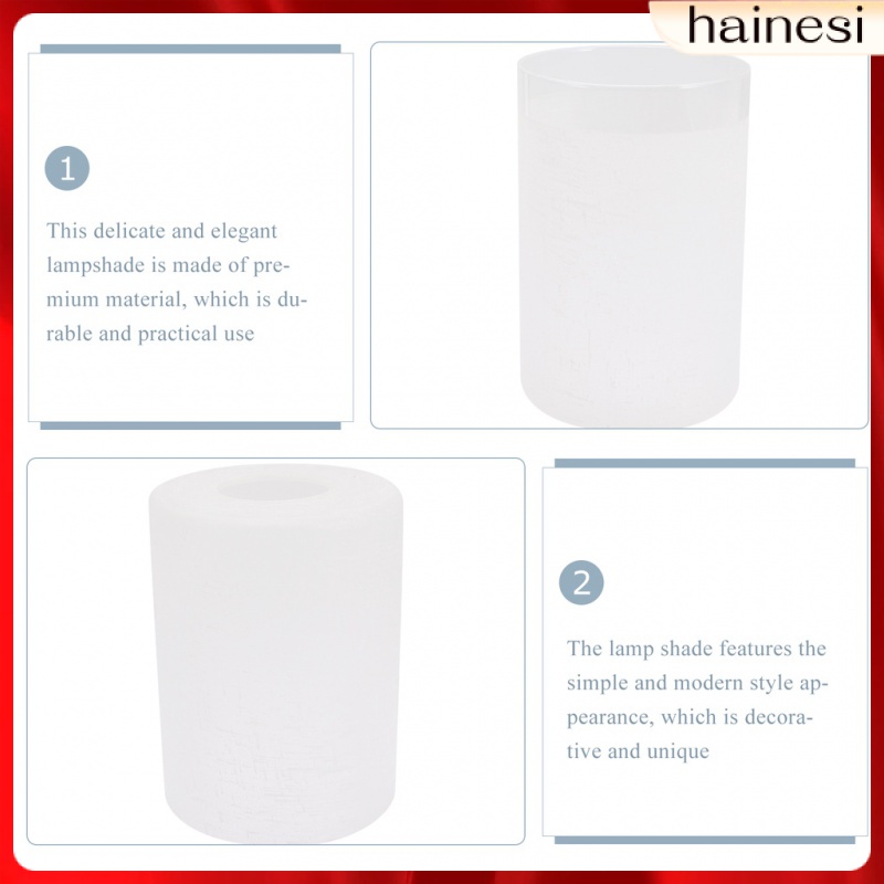 Chụp Đèn Thẳng Bằng Thủy Tinh Trong Suốt Hình Trụ Mini