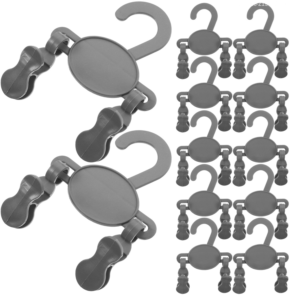 Set 10 Kẹp Nhựa Phơi Giày / Đồ Tráng Miệng Dành Cho Các Bé