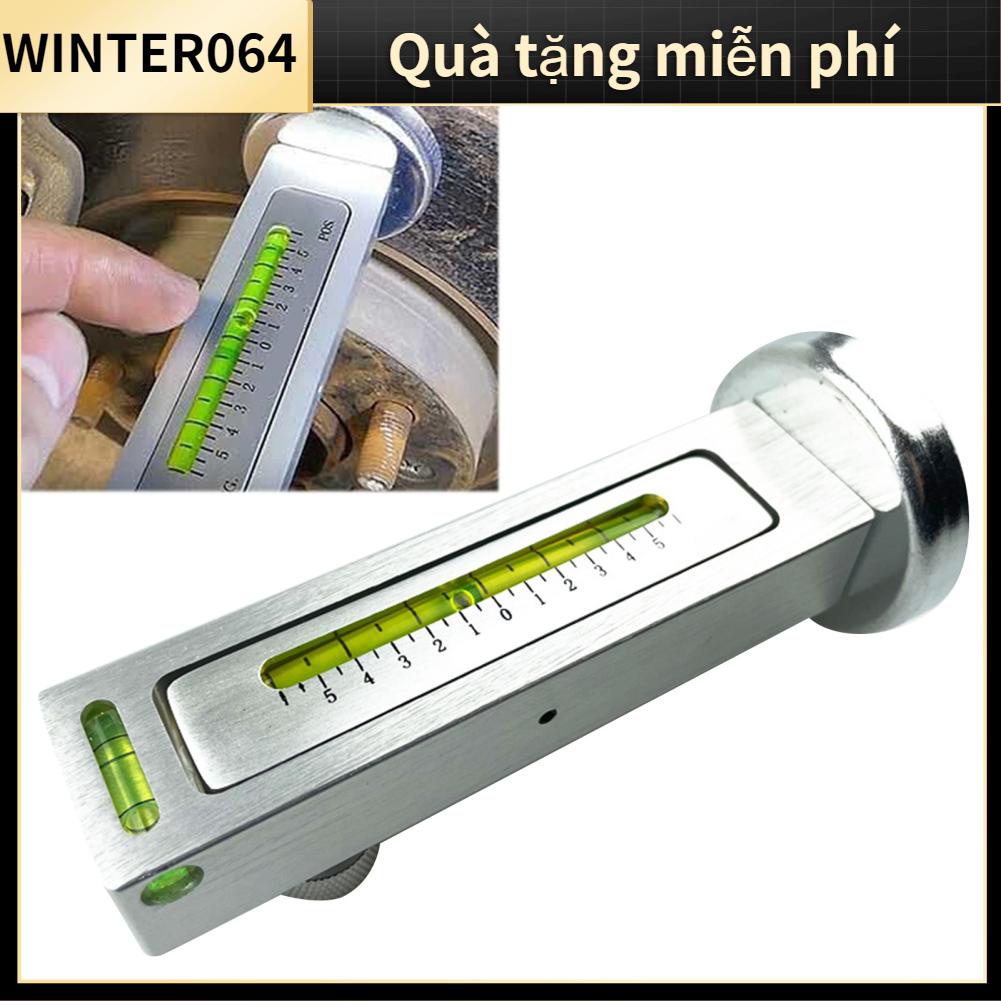 Winter064 Máy đo mức từ tính định vị 4 bánh xe Siêu hút khum Castor Công cụ căn chỉnh chính xác cao
