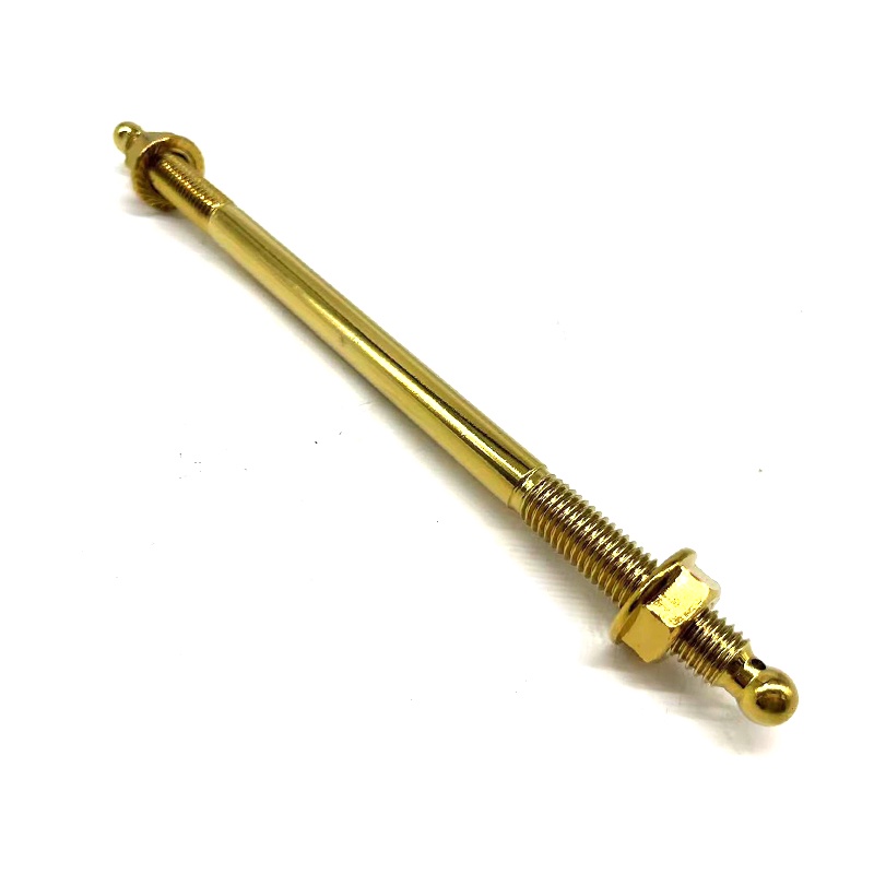 Phù Hợp Với Bê Tông no... Trục Bánh Xe Trước Bằng Thép Không Gỉ 9 Màu Xanh Dương Vàng m12 Cho Xe Điện