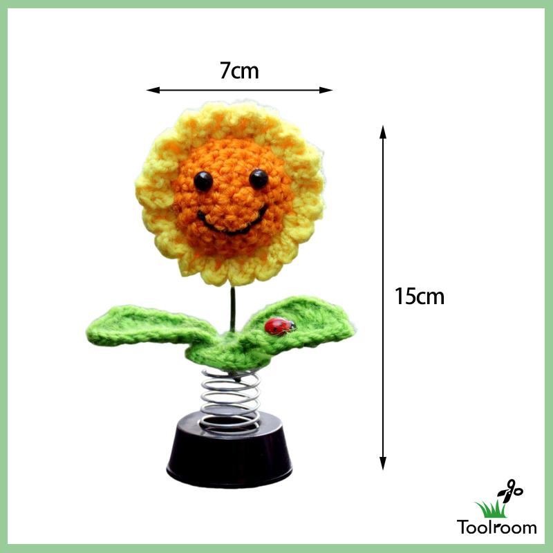 Phụ Kiện Hoa Lắc Dệt Kim Trang Trí Xe Hơi / Quán Cà Phê