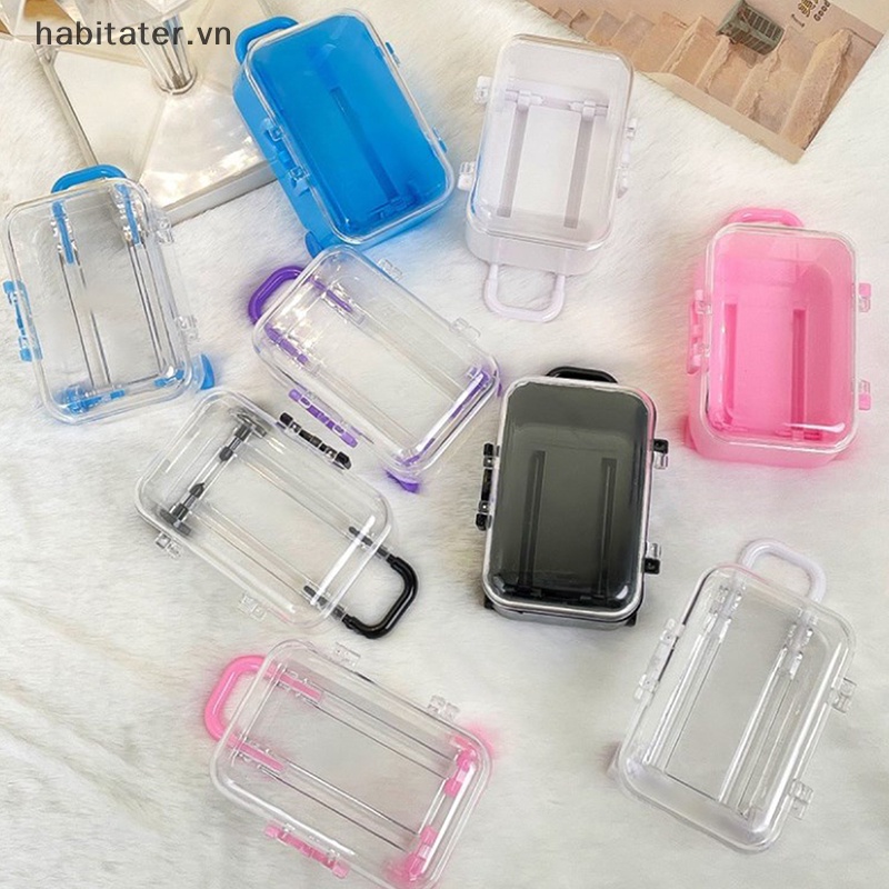 Vali Mini Siêu Nhẹ Màu Kẹo Ngọt Trang Sức Tiện Dụng