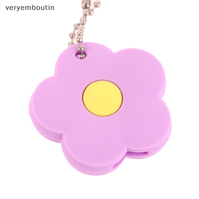 1 Vỏ Bọc Chìa Khóa Bằng Silicon Hình Hoa Hoạt Hình Cho Nữ