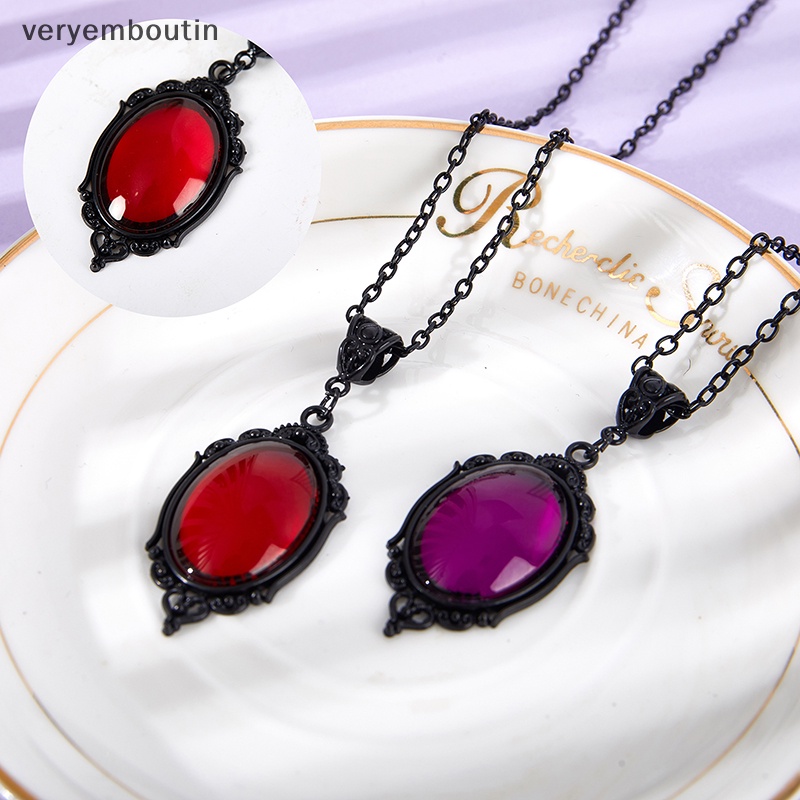 Vòng cổ Mặt Đá Pha Lê Phong Cách Gothic Thời Trang Cho Nữ