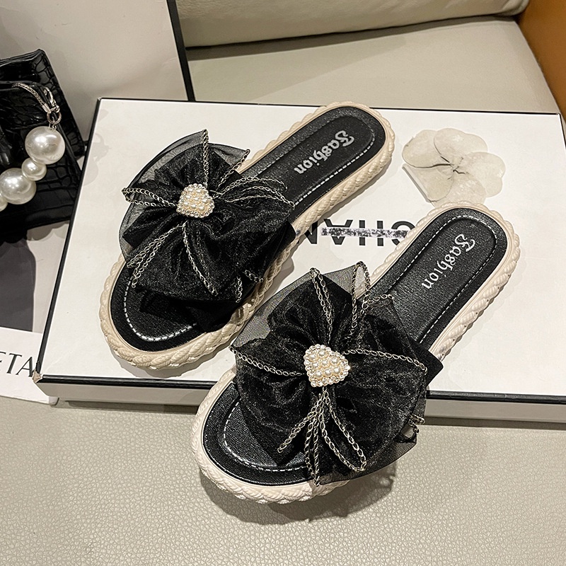 Sandal Thắt Nơ Phiên Bản Hàn Quốc Mới Dành Cho Nữ
