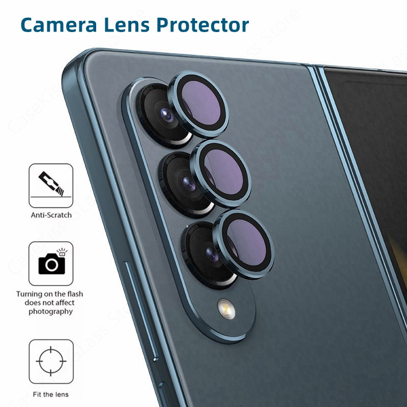 Kính Cường Lực Bảo Vệ Camera Sau Cho Samsung Galaxy Z Fold 5 5G Fold5 Z Fold4