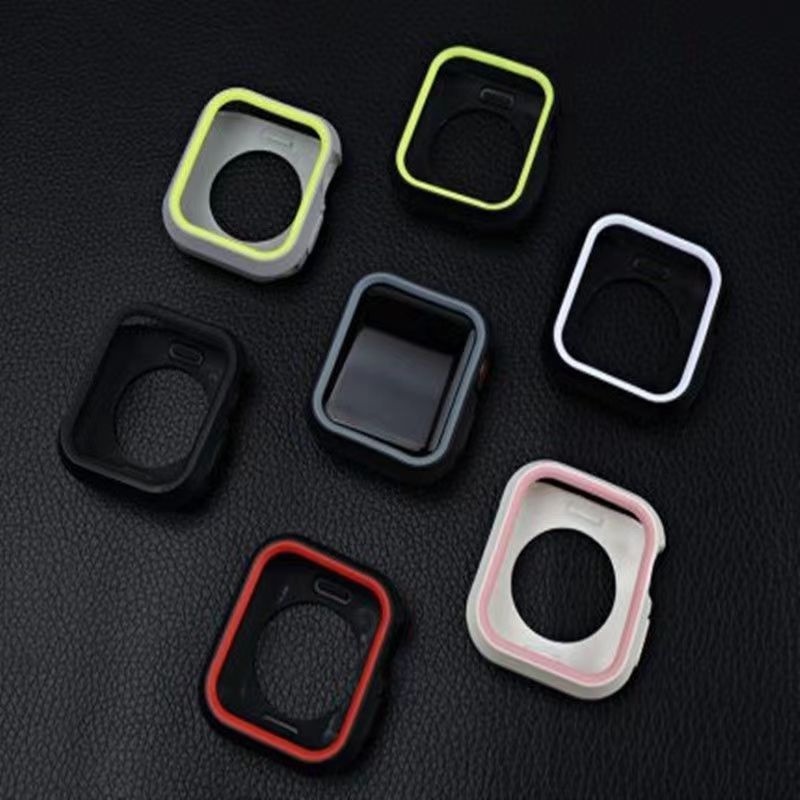 Vỏ silicone Mềm Bảo Vệ Đồng Hồ Apple Watch 44mm 40mm 42mm 45mm 41mm 38mm 49mm 6 / 3 SE 7 / 8 Ultra 3 2 45mm