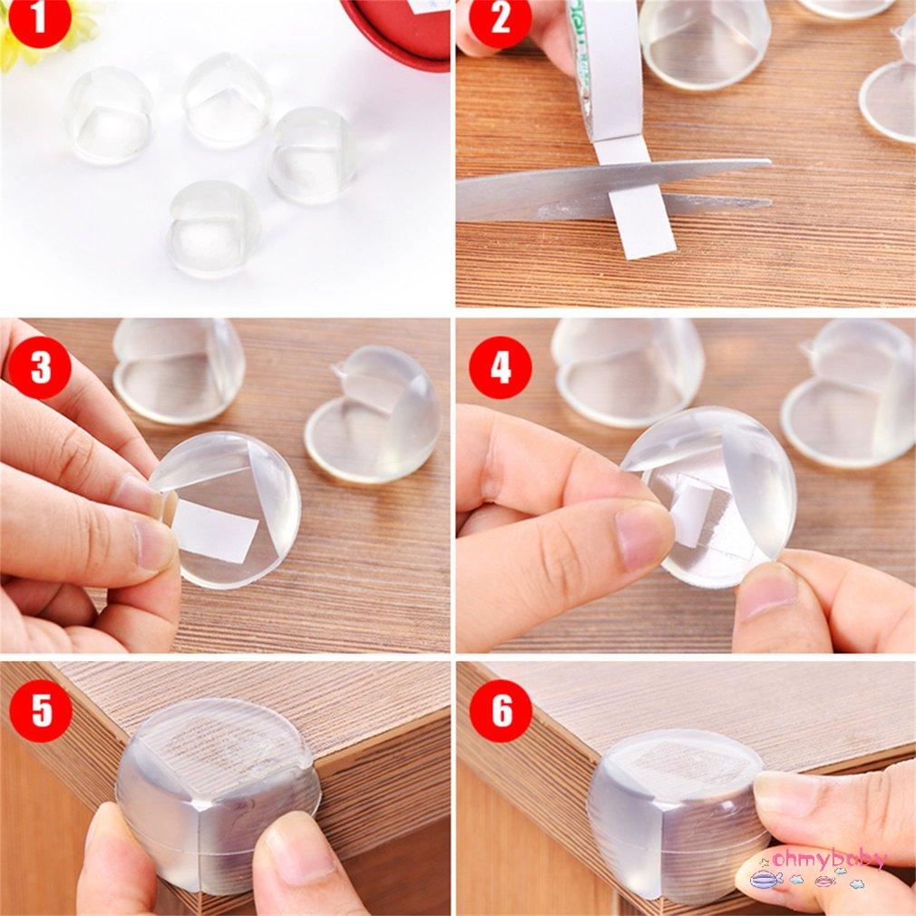 [Ready] Bảo vệ trẻ em Silicon bảo góc bàn Rào chắn va chạm đồ nội thất [Z/13]