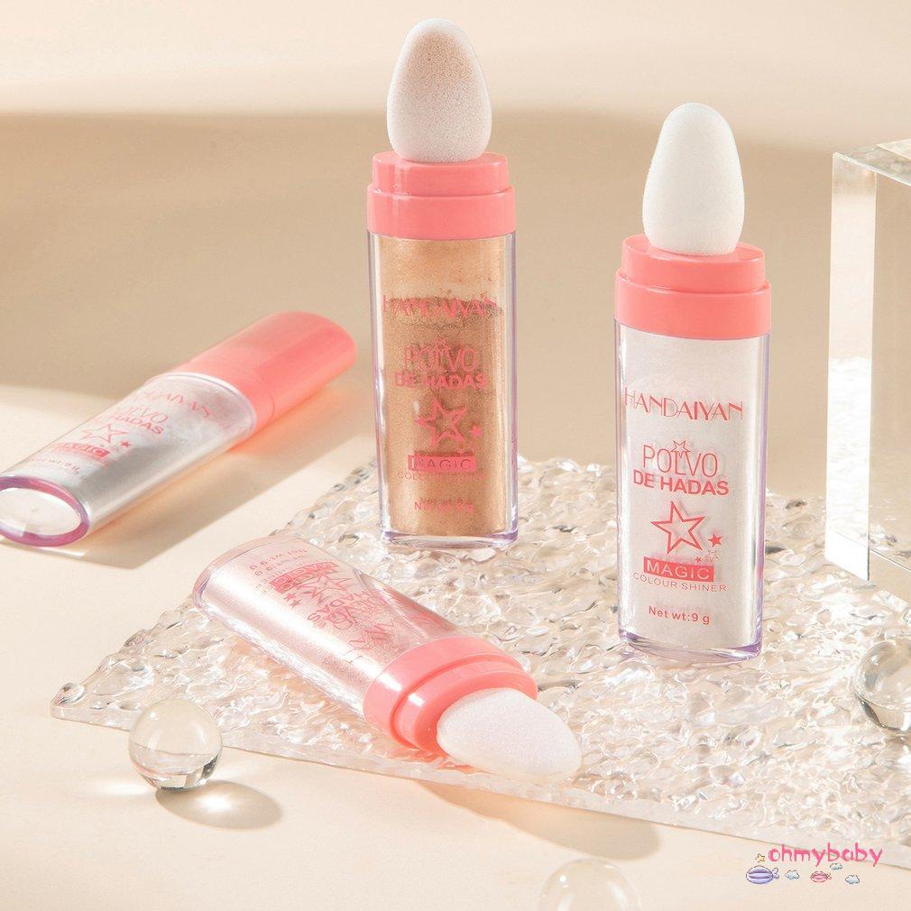 [Ready] 9G Cao Cấp Bột Lấp Lánh Di Động Shinning Viền Phấn Má Hồng Trang Điểm Cho Mặt Cơ Thể Nổi Bật [Z/8]