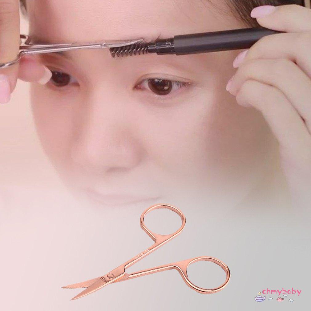 [Ready] Chuyên Nghiệp Cắt Tỉa Lông Mày Mi Trán Tóc Râu Kéo Nhỏ Di Động Thép Không Gỉ Dụng Cụ Chăm Sóc Sắc Đẹp [Z/15]