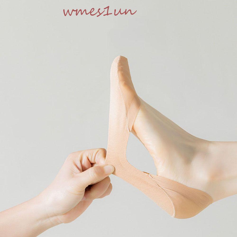 Vớ Thuyền Cao Gót Thoáng Khí Chống Trượt Màu Trơn 15H Thoải Mái Thời Trang Mùa Hè Cho Nữ