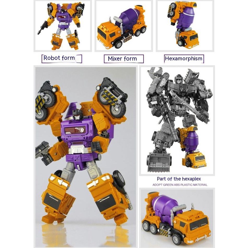 Đồ Chơi Xe Biến Hình Rô Bốt 6 Trong 1
