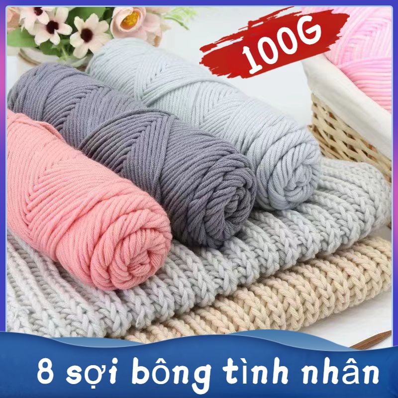 Len Cotton Love- Cuộn 100gram- Bảng màu