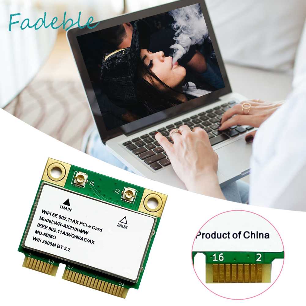 Thẻ Mạng Mini PCIe Băng Tần Kép 5.2 537 6 Chuyên Dụng Chất Lượng Cao