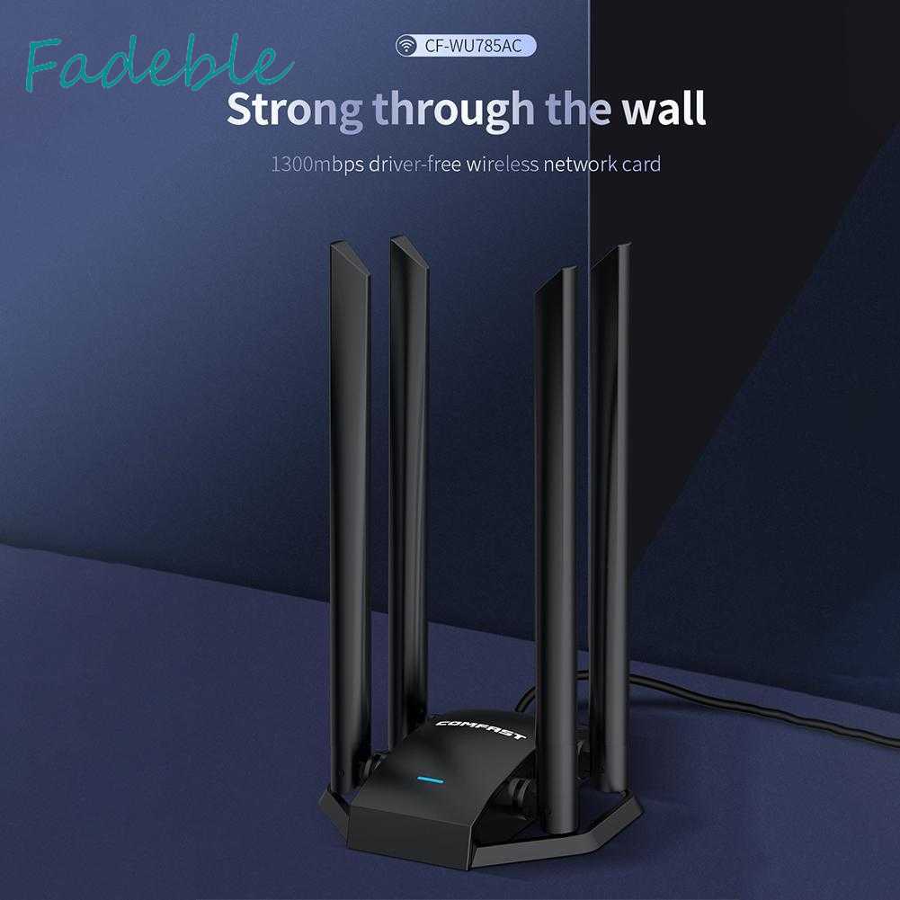 Bộ ChuyểN ĐổI WiFi COMFAST CF-WU785AC 1300M, USB 3.0 4 Ăng-Ten