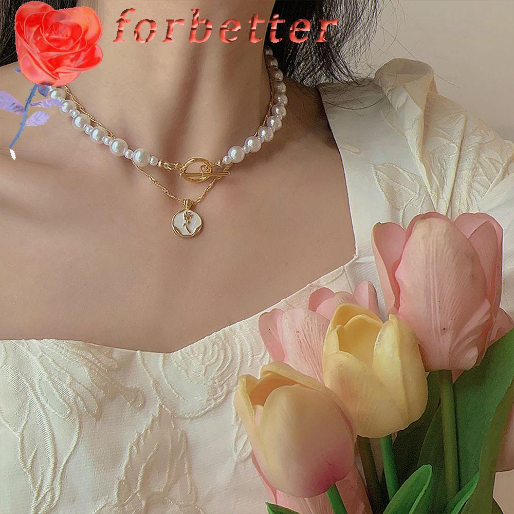 Vòng Cổ Choker Hai Lớp Họa Tiết Hoa Phong Cách Retro Thời Trang Cho Nữ