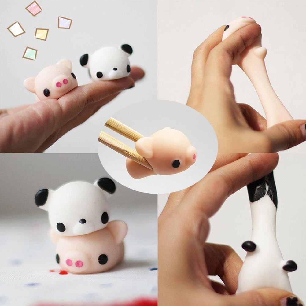 Đồ chơi squishy Giảm Stress Hình Gà / Thỏ Dễ Thương Cho Bé