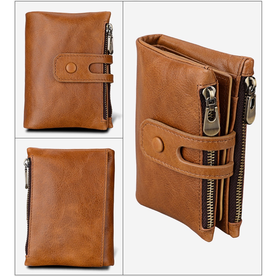 Ví Da Ngựa Thật Chống Trộm Cao Cấp Cho Nam