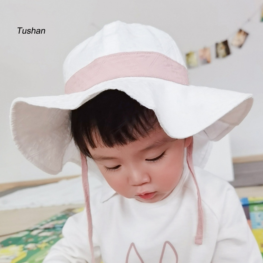 Mũ Bucket Vành Rộng Chống Nắng Bảo Vệ Da Thân Thiện Với Làn Da Dành Cho Trẻ Em