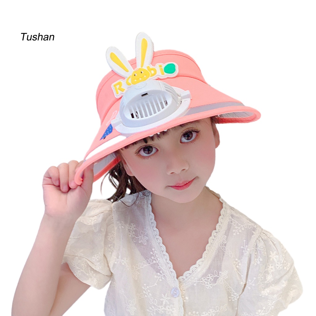 Mũ Vành Rộng Chống Nắng / Tia UV Họa Tiết Hoạt Hình Dễ Thương Cho Bé