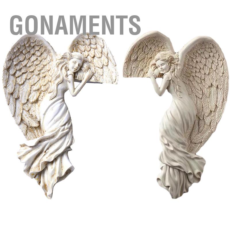 * Tượng Mini Hình Người Trang Trí Nhà Cửa Phong Cách Bắc Âu, Tượng Thần Thiên thần Bằng Nhựa Để Bàn Dùng Trang Trí, Tượng thiên thần Trang trí Khung cửa Bằng Gonaments F.
