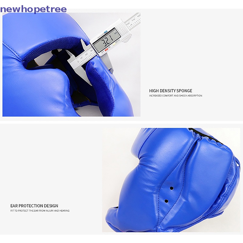 Mũ Bảo Hiểm Da PU Cho Luyện Tập Muay Thai / Boxing / Karate
