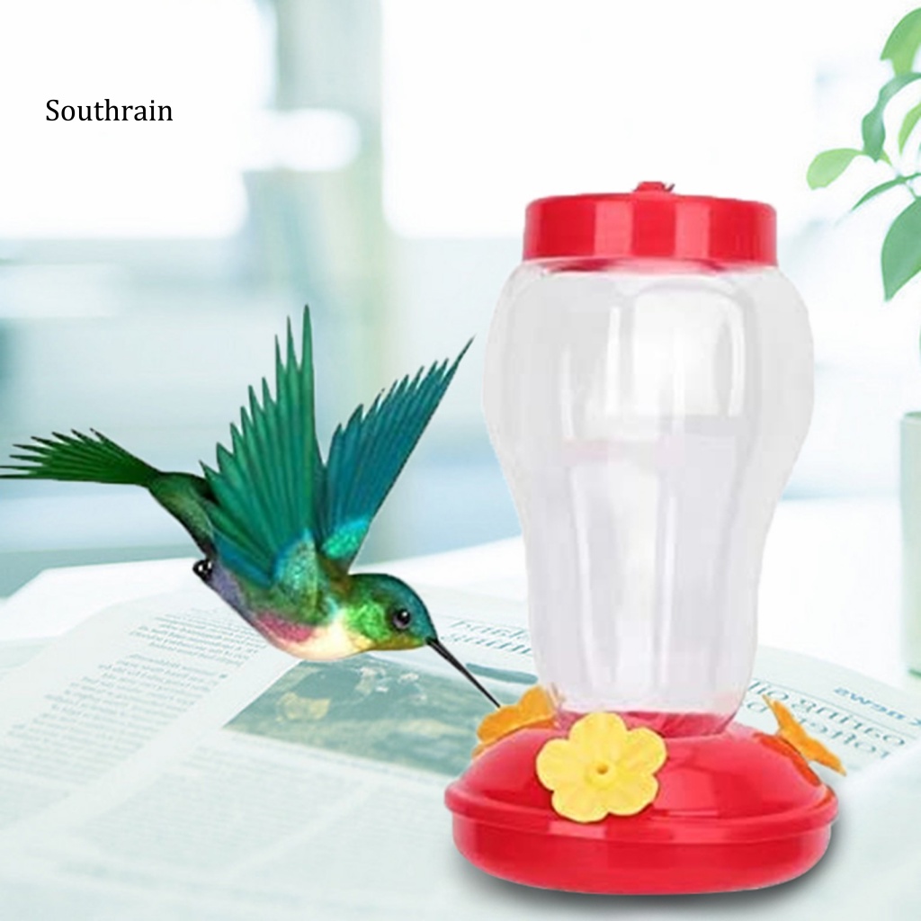 Bình Đựng Nước Trong Suốt Dung Tích Lớn Có Móc Treo Cho Chim Ruồi