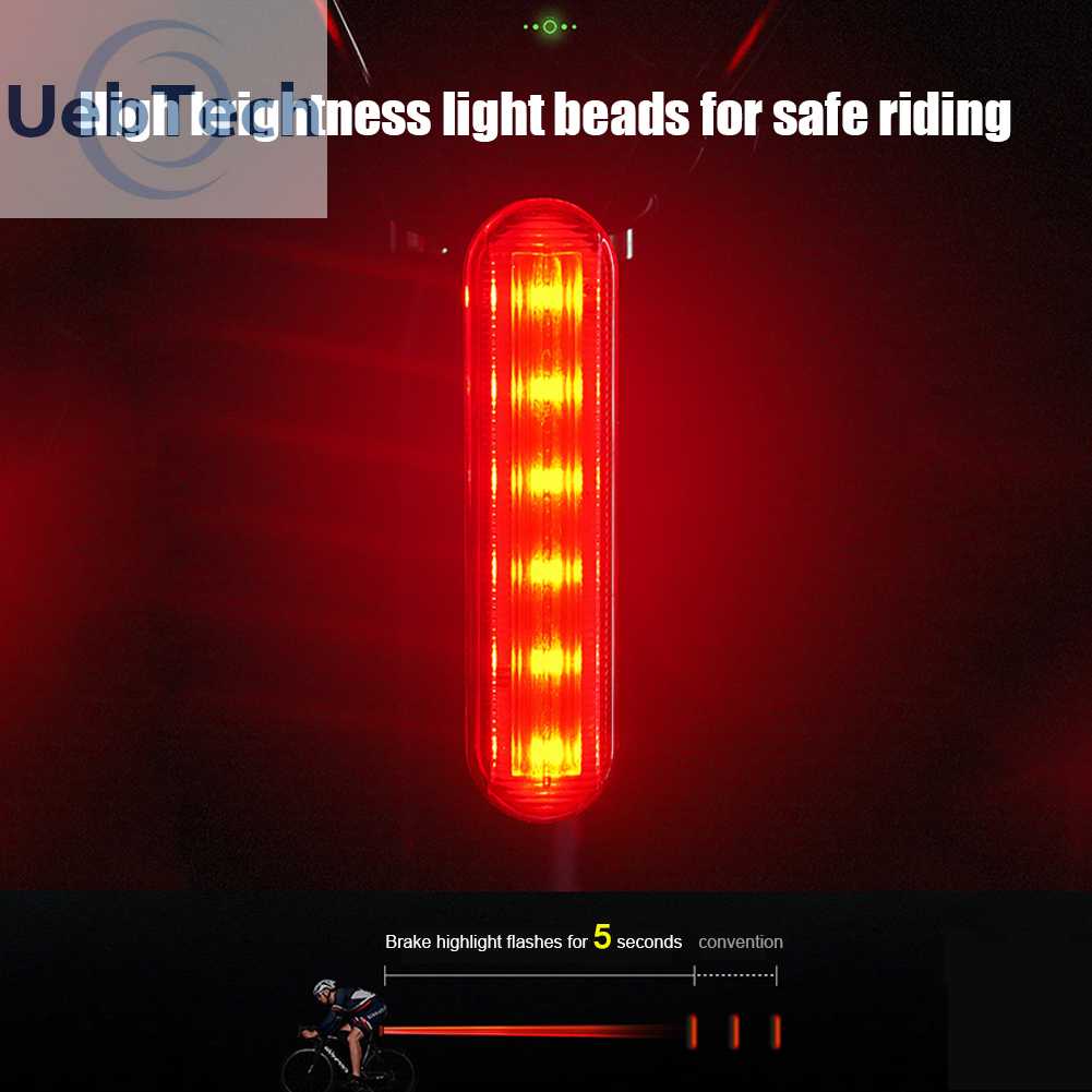 Đèn Phanh Xe Đạp 30LM Cảm Biến Ánh Sáng 450mAh