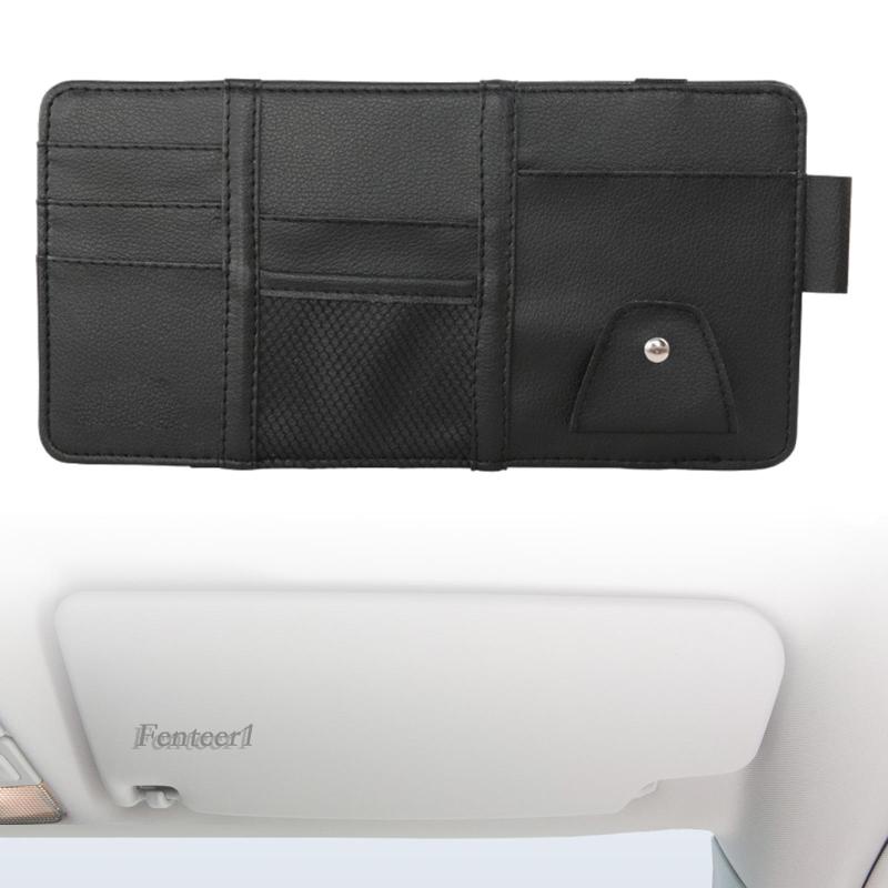 Túi Đựng Tài Liệu Màu Đen Có Khóa Kéo Fenteer1 Cho Xe Hơi