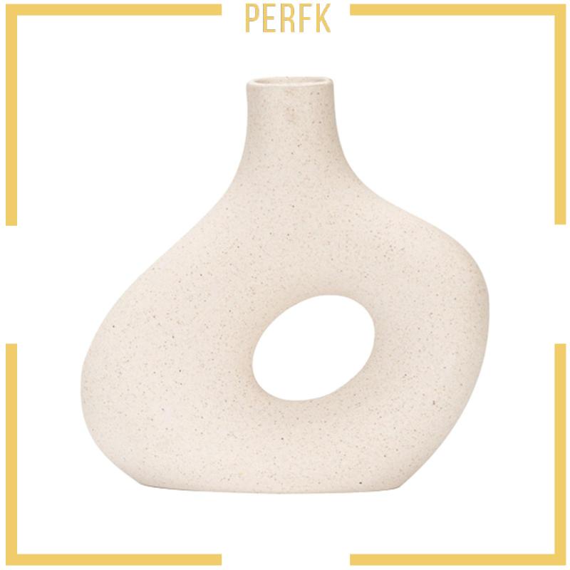 [Perfk] Bình Hoa Gốm Trồng Cây Trong Nhà Bud