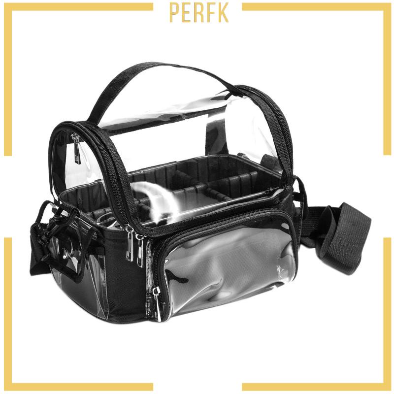 Túi Đựng Mỹ Phẩm Hai Ngăn Có Khóa Kéo Tiện Lợi