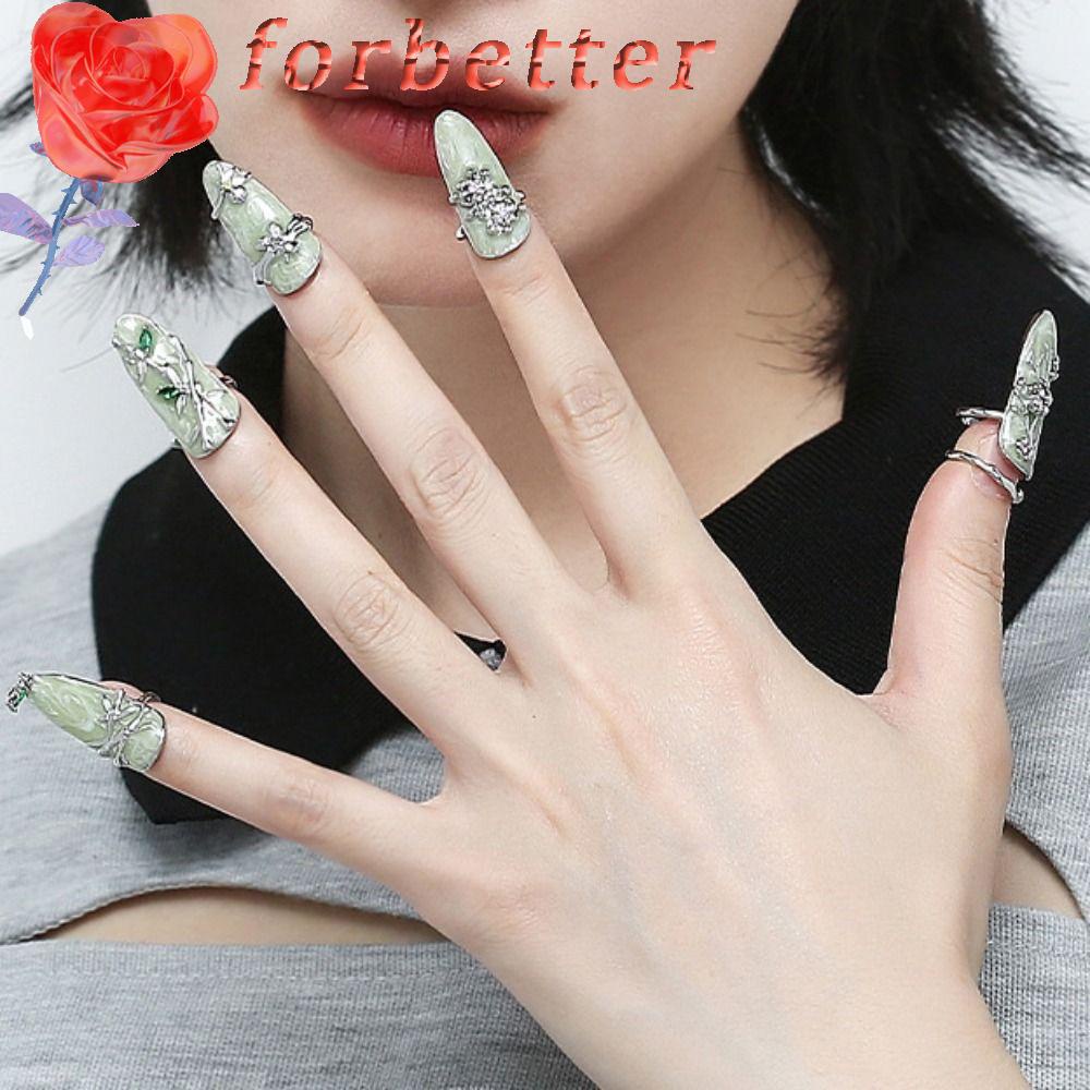 Nhẫn Đeo Ngón Tay Kim Loại Phong Cách Trung Hoa Thời Trang