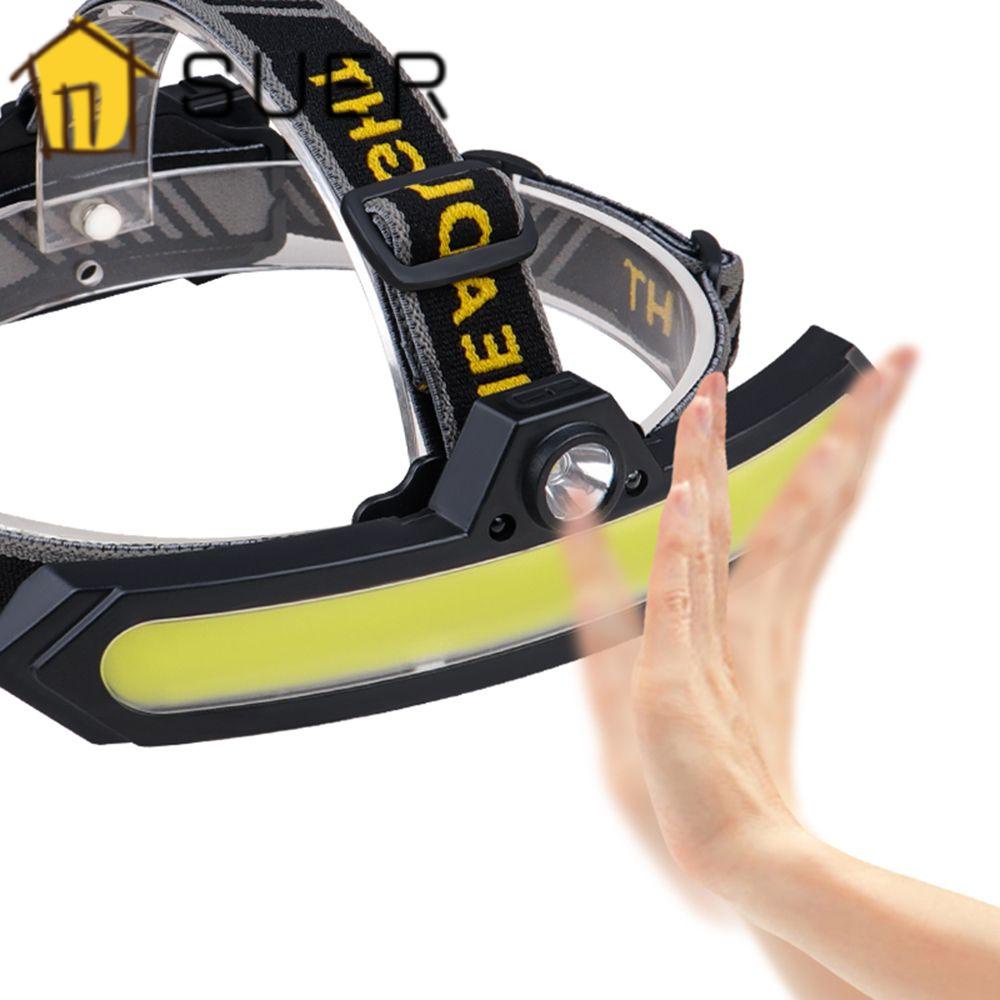 Đèn Led Đội Đầu SUENIN XPE + COB Cảm Ứng Mạnh Mẽ Dùng Khi Đi Câu Cá