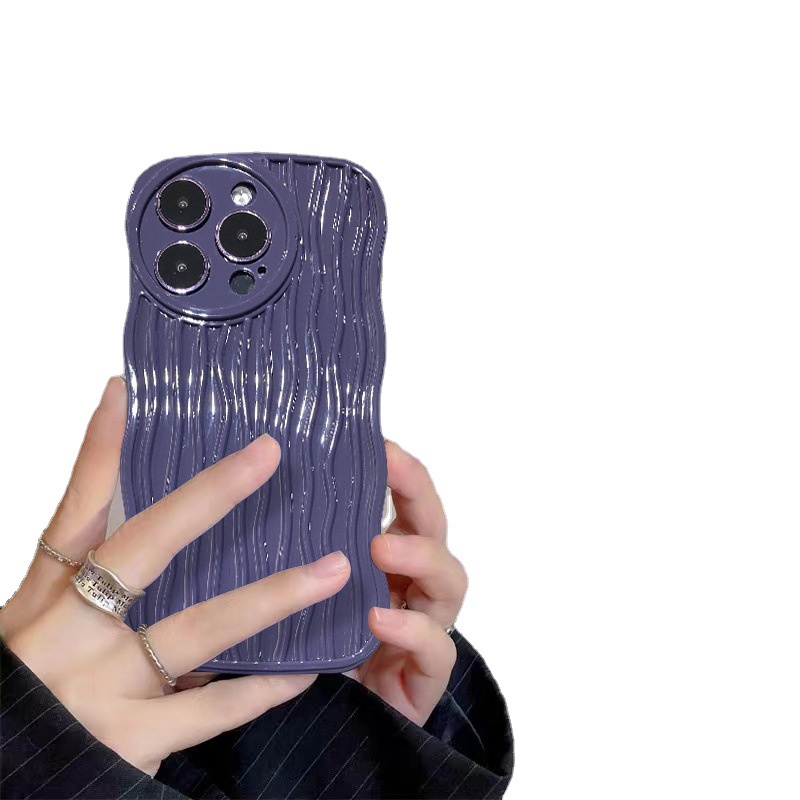 Ốp Điện Thoại Dập Nổi Họa Tiết Phong Cách Hàn Quốc Cho iphone13promax / 12 / 11 / XR / XS / X / XSMAX / 6plus / 6splus / 7 / 8PLUS