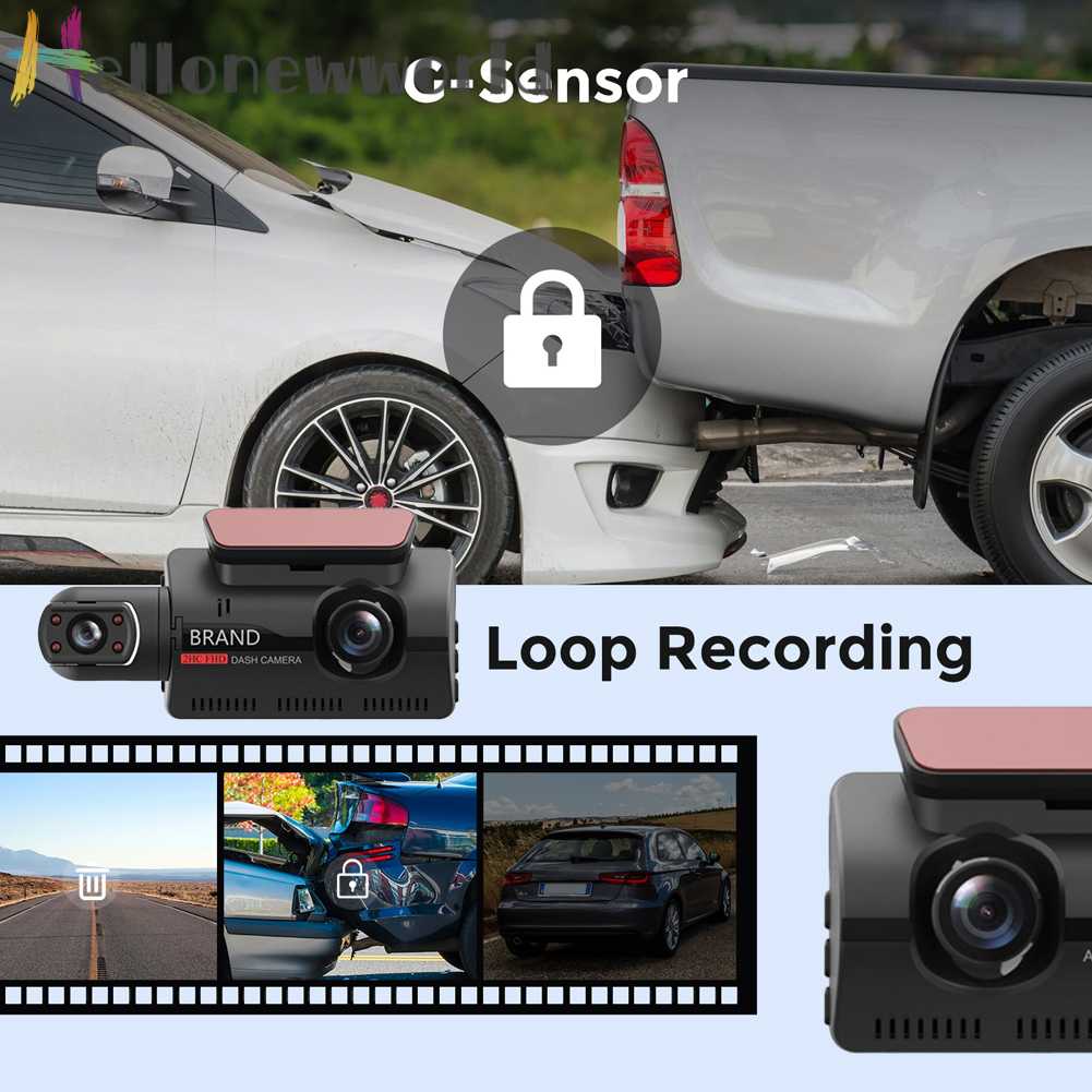 Máy Quay Dữ Liệu Tự Động HD 1080P Với Cảm Biến WIFI G-sensor