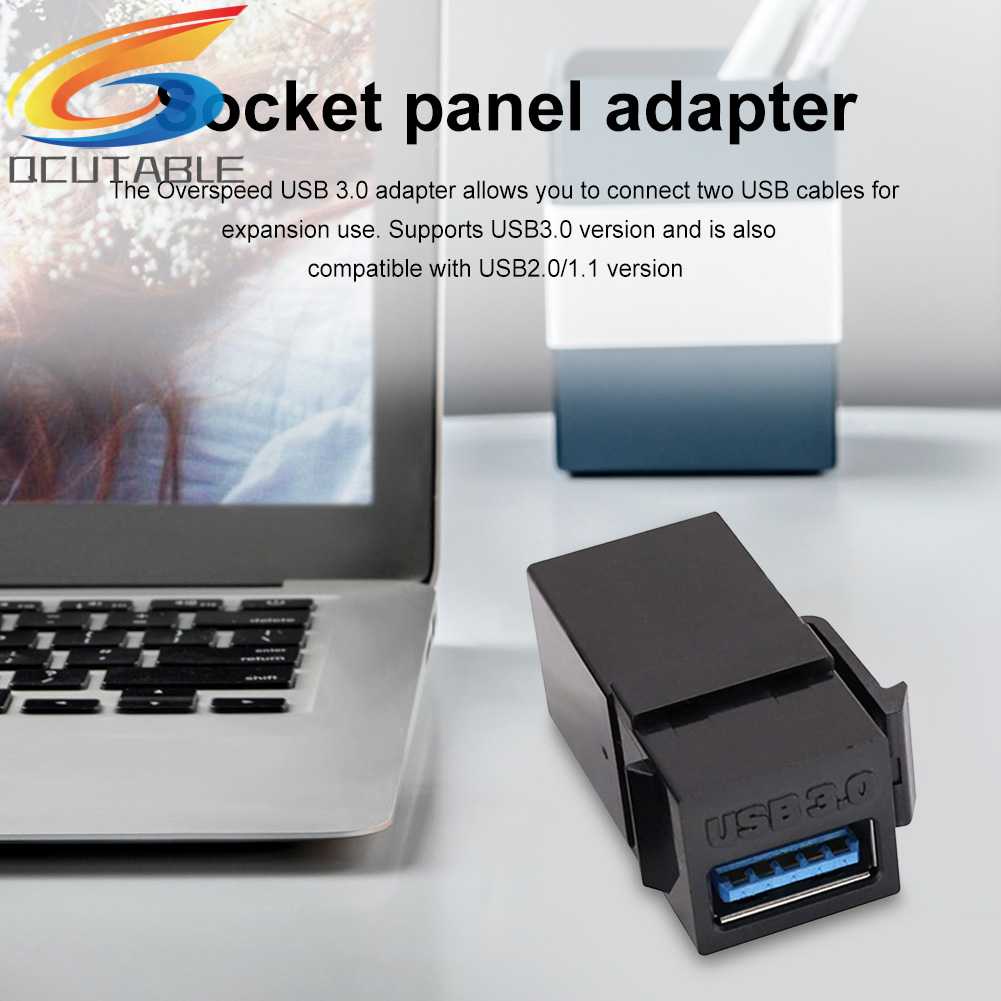 Giắc Cắm Chuyển Đổi USB 3.0 Keystone Female Sang Female