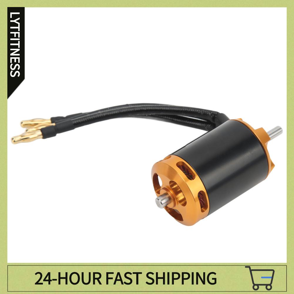 LYTFitness Thuyền RC Động Cơ Không Chổi Than Làm Mát Bằng Nước 22800KV 12N8P Cấu Trúc Hợp Kim Nhôm Đồng Cho
