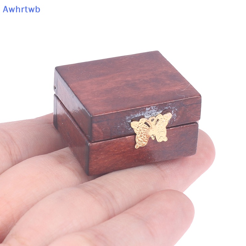 1 Bộ Hộp Trang Sức Mini Cho Nhà Búp Bê Mới