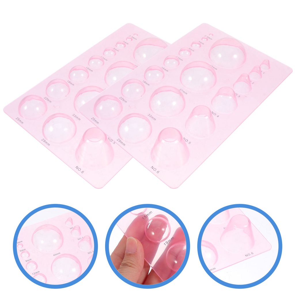 Set 2 Khuôn Nhựa Làm Giấy Quilling Mini