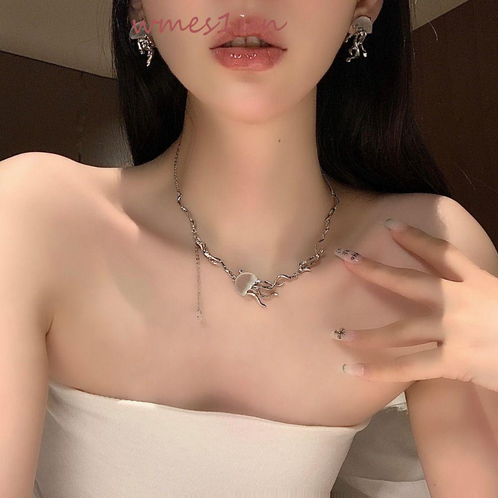 Phụ Nữ WMES15H|Vòng Cổ Choker Bằng Hợp Kim Thiết Kế Đơn Giản Phong Cách Hàn Quốc Thời Trang Cho Nam