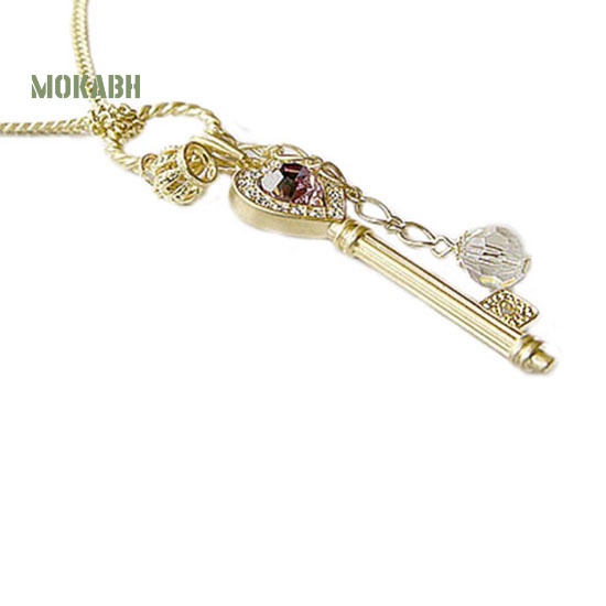 Vòng cổ Mặt Hình Chìa Khóa / Vương Miện / Trái Tim Đính Đá Thời Trang Cho Nữ